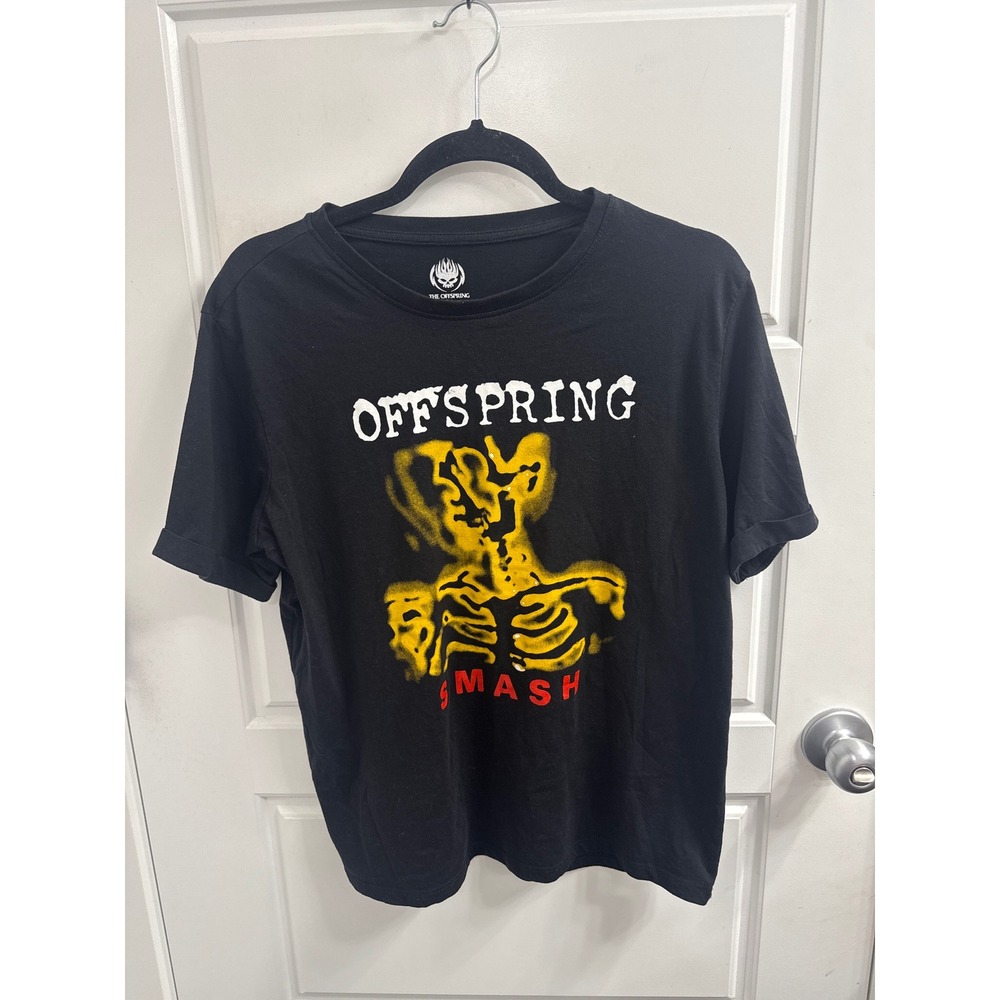 The Offspring Smash Album Cover Graphic T-Shirt Mens Medium Black Punk Rock Tee
